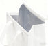 30 Pack 9.4 5.9 9.2 Insulated Take Away Bags, White Reusable Grocery Bag Small Cooler Thermal Bag for Milk Tea, Hot