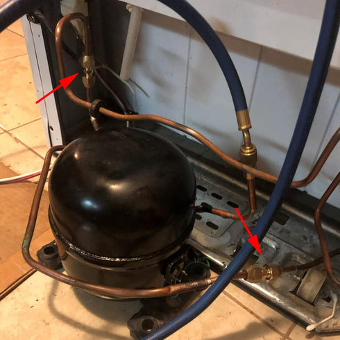 5/8-Inch AC Pipe Joint Connectors, Free Welding Brass Coupler Adapters for Air Conditioning Copper Pipe