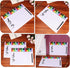 Beavorty 1Pcs Dry Erase Music Staff White Board for Musical Notes Practice, Whiteboard Supply for Students.