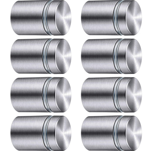 Pelopy 8 Pcs Sign Standoff Screws, Stainless Steel Wall Mounts for Glass Acrylic Nail