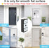 Adhesive Mount Compatible with for Video Doorbell No-Drill Mounting Bracket cover Holder Not Block Doorbell Sensor