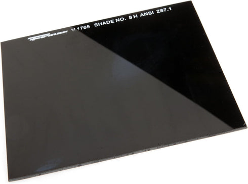 Forney 57050 Shade-8 Lens Replacement Hardened Glass, 4-1/4-Inch by 5-1/4-Inch, Green