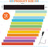 Faccito 12 Pieces Large Magnetic Sentence Strips, 3 x 36 Inch Dry Erase Sentence Strips for Teacher Classroom Supplies