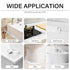 3 Rolls 10.5 Feet Caulk Tape, Self Adhesive Bathroom Caulking Strip, Bathtub Tape, Peel and Stick, 1.5 Inches (White