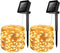 AMIR Solar Powered String Lights, Mini 100 LED Copper Wire Lights, Starry