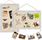Egofine Cork Board Bulletin Board with Linen, 16x11 Wood Frame Wall Decor, 2 Pack for Office Home School Kitchen