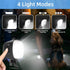 2 COSOOS Original Rechargeable Headlights for Shoe Charms, Flashlight Attachment for Shoe Light Kids Boy Girl Men Women