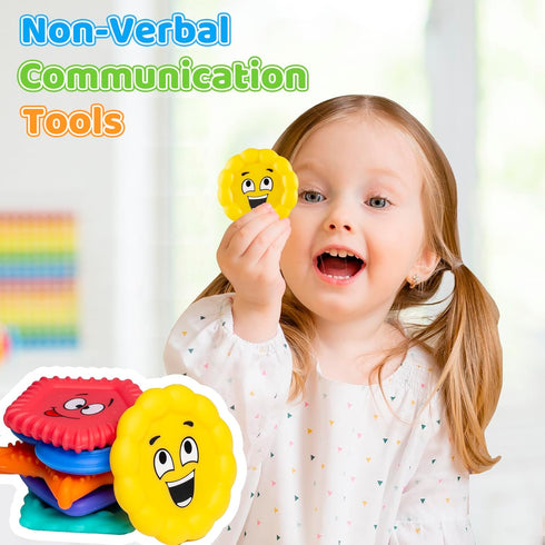 Emotion Sensory Toys for Toddlers Kids, Social Emotional Learning for Nonverbal Autism Special Needs, Play Therapy