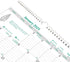 Brownline EcoLogix Monthly Wall Calendar 2024, 17-inch Height for Office & School Supplies
