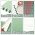 Glenmal 4 Sets 8.5 x 11 Inches Bound Notebook - Customizable Notebook with Discs, 5 Tab Dividers, College Ruled Pages