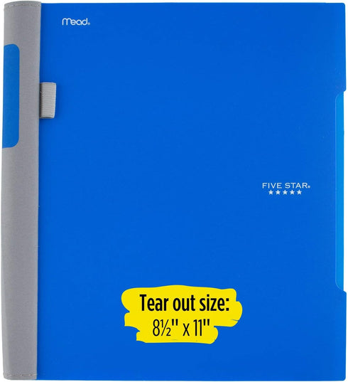 Five Star Advance Spiral Notebook, 1 Subject, College Ruled Paper, 100 Sheets, 11 x 8-1/2 inches, Green