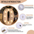 QEOCP 26 10 Light Up Letter O, LED Marquee Sign Letters and Numbers, Battery Powered Alphabet Sign Light for Night