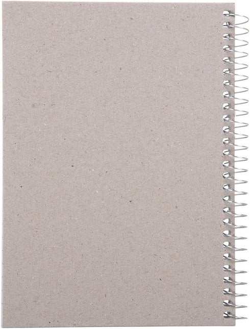 Mintra Office Small Spiral Notebooks, 5x7 Side Spiral, 4pk, Pastel