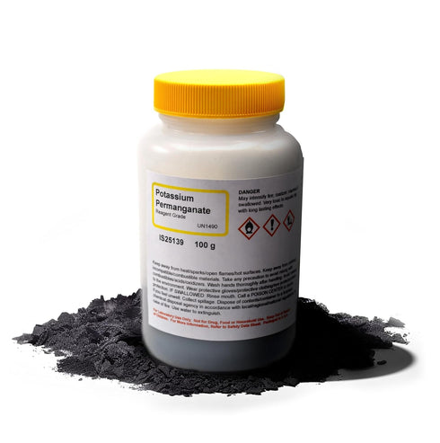Innovating Science Potassium Permanganate, 100g - Reagent Grade - The Curated Chemical Collection