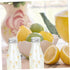 350ml Packing 10pcs Reusable Beverage Bottles Lidded Juice and Yogurt Containers for Homemade Drinks