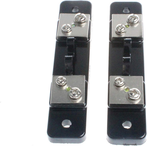 NOYITO 20 Amps 75mV Metal Shunt Resistor for Current Ammeter Analog Panel Meter, Pack of 2