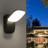 MGAYTYOAG 12W 12w 6000k) Modern Wall Light LED Wall Sconce Waterproof Wall Lamp, Black Metal Exterior Wall Lamps