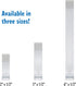 The Beadsmith Clear Plastic Tubes, 2 x .5 Inch Square with Flat Caps, Bag of 100