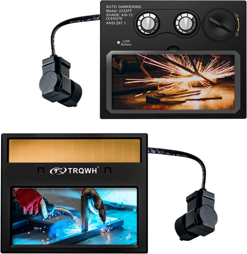 TRQWH Welding Lens - Solar Auto Darkening Welding Helmet Lens True Color