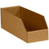 BOX USA Kraft Open Top Bin Boxes, 4" x 9" x 4 1/2" (Pack of 50)