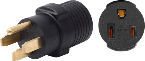 ONETAK NEMA 14-50P to 6-50R 240V 50 Amp Male Plug to 3 Prong Female Receptacle Adapter for Generator