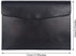 Enyuwlcm PU Leather A4 Document Holder Envelope Folder Case with Snap Closure for Receipt Contract, Black & Brown