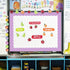 Whaline 65.6ft Purple Bulletin Board Borders with 4 Rolls of Die-Cut Board Trim for School Classroom Office Decor