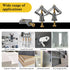 Drywall Anchor Kit - 100 Pcs Hollow Wall Anchors with Screws, Self-Drilling Nylon Plastic Buildex for Drywall