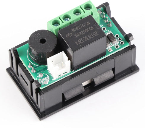 DC 12V All Purpose Digital Temperature Controller Thermostat with Sensor, Programmable Dual Color LED Display