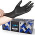 Black Nitrile Medical Gloves, Disposable Medium 100 Count, Surgical Gloves Latex Free, Extra Thick 5 Mil Exam Gloves