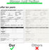 8.5 11 Inch, M08F M832 100 Thermal Printer Paper x Quick-Dry US Letter Thermal Paper, Compatible with Portable Printer