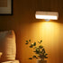 Moroommt Dimmable Wood Wall Sconces Battery Operated, Rechargeable Wall Lights Battery Operated, Stick On Wall Mounted