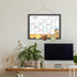 Dry Erase Calendar for Wall, 17"x13" Cork Board Combo with Magnetic White Board