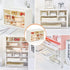 Mini Desk Storage Organizer with 6 Drawers, FODIENS Stackable Craft Drawer Cabinet for Makeup, Jewelry