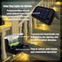 4 Pack, Consss Solar Fence Deck Lights Outdoor Waterproof LED Solar Fence Lights for Step, Outside Stairs, Yard, Patio