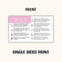 Lashicorn 50pk 2x3.5 Squeezy Wax Instruction Cards Squeezable Liquid Melt Bottle | Minimalist Client Care Directions