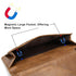 Server Book with Zipper Pocket and Magnetic Closure, Server Books for Waitress, Leather Waitstaff Organizer with High