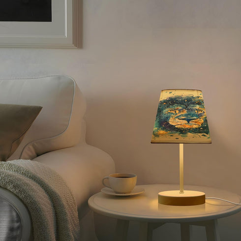3 Bedside Lamp Galaxy Zodiac Tie Dye Table Lamp for Bedroom Desk Lamp with USB Port LED Nightstand Color Temperatures