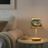 3 Bedside Lamp Galaxy Zodiac Tie Dye Table Lamp for Bedroom Desk Lamp with USB Port LED Nightstand Color Temperatures