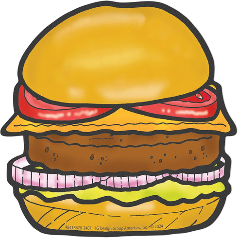 Eureka Fast Food Beef Up Your Writing Classroom Bulletin Board Set, 37 Pieces for Teachers