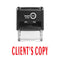 Imprint 360 AS-IMP1001 - Client S Copy, Heavy Duty Self-Inking Rubber Stamp, Red Ink, 9/16" x 1-1/2" Impression Size