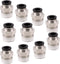 Push to Connect Tube Fitting, Male Straight - 5/16" Tube OD x 3/8" NPT Thread, Pack of 10