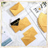 Yahenda 200 Count Mini Gift Card Envelopes, Bulk Wedding Pocket Small Paper Envelopes, 4 x 2.7 Inch (Gold)