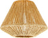 Vkinman Vintage Woven Bamboo Pendant Lamp Rattan Hand Modern Retro Boho Pendant Light for Bedroom Dining Room Kitchen