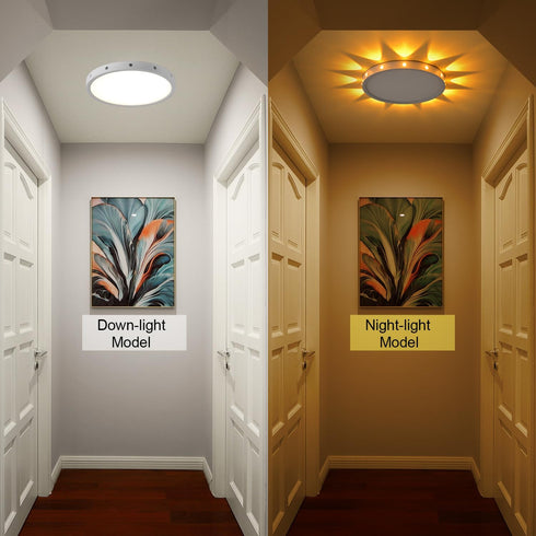 3000K/4000K/5000K Flush Mount led Ceiling Light Fixture Selectable,Modern Ceiling Lights for Bedroom Children's Kids