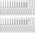 30 Piece Hex Head Allen Wrench Drill Bit Set, 1/4 Inch Hex Shank, Metric and SAE S2 Steel, Magnetic Tips
