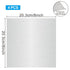 Tellyouwin 4PCS 8"x8"x1/32 0.8mm 430 Stainless Steel Metal Plates for Magnetic Mount Board Wall,Tickness Stainless
