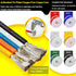 JoohcUngir 150Ft 18 6 18AWG 600V Gauge Wire Colors Electrical Wires Tinned Copper Silicone Wires Electric Stranded Hook