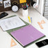 Five Star Spiral Notebook + Study App, 1 Subject, Graph Ruled Paper, 8-1/2" x 11", 100 Sheets, Amethyst Purple