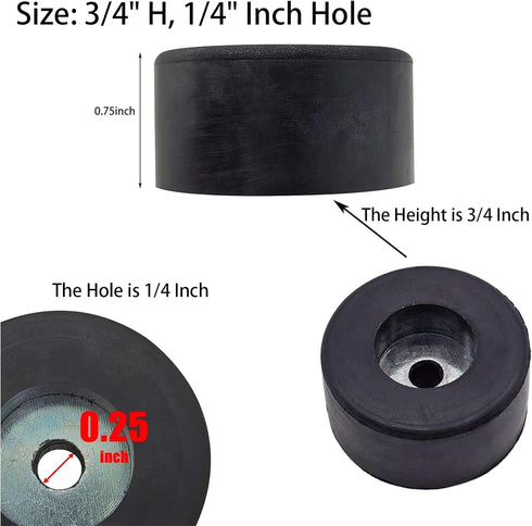 192310GS Air Compressor Anti Vibration Foot Pad, Rubber Feet for Compressors, Generators, Pressure Washers (8/Pack)